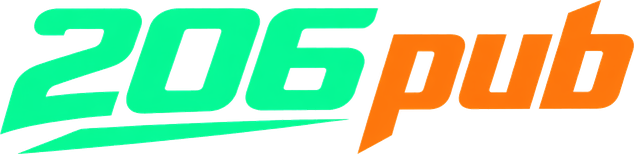206 pub brand logo